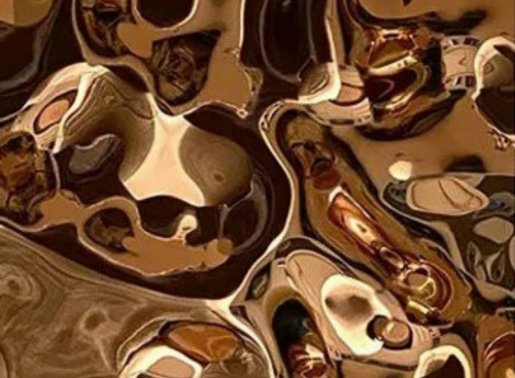 TẤM INOX 3D SÓNG NƯỚC MÀU ĐỒNG GƯƠNG