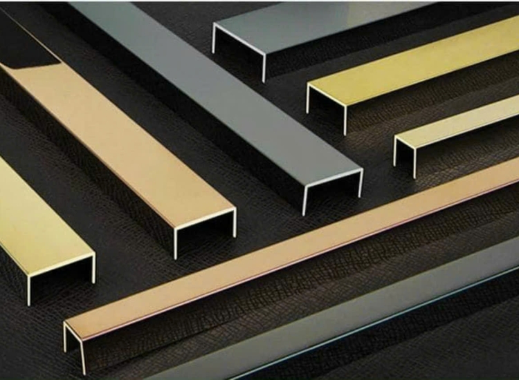  NẸP TRANG TRÍ CHỮ U- INOX MÀU