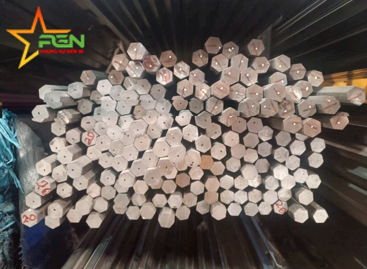 THANH LỤC GIÁC INOX 304|316 PHI 15|S304|316 Stainless Steel Hexagon Bar | Diameter 15mm